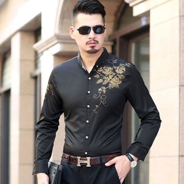 2020 7xl long flower manche longue casual homme formal business dress male shirt oversize mirv, White;black
2020 7xl long flower manche longue casual homme formal business dress male shirt oversize mirv, White;black
