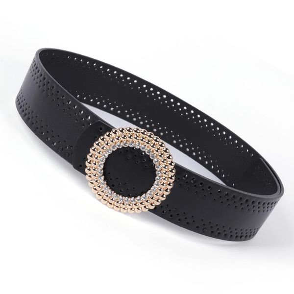 cutout gold crystal circle buckle belt black wide faux leather belts for women waistband lady dress jeans cinturones para mujer sqcoxf, Black;brown
cutout gold crystal circle buckle belt black wide faux leather belts for women waistband lady dress jeans cinturones para mujer sqcoxf, Black;brown