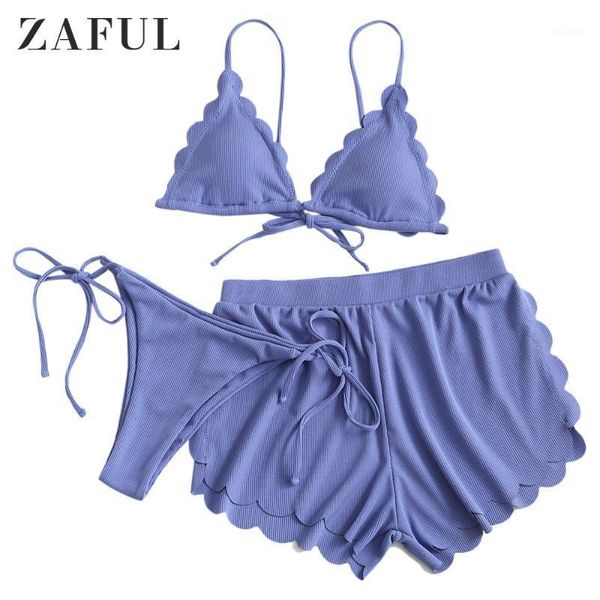 zaful cornflower blue ribbed scalloped cami three pieces bikini swimsuit women low waisted triangle bikini sets padded swimwear1, White;black
zaful cornflower blue ribbed scalloped cami three pieces bikini swimsuit women low waisted triangle bikini sets padded swimwear1, White;black