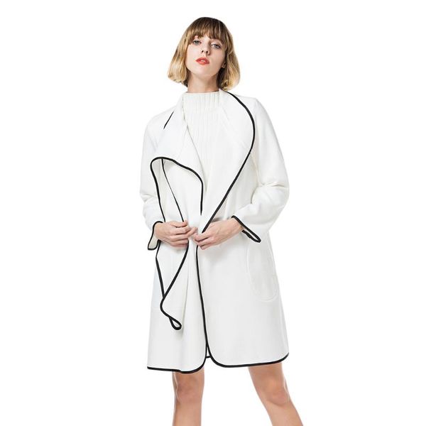 women's trench coats nice women autumn long sleeve double-faced woolen overcoats work office lady outwear, Tan;black
women's trench coats nice women autumn long sleeve double-faced woolen overcoats work office lady outwear, Tan;black