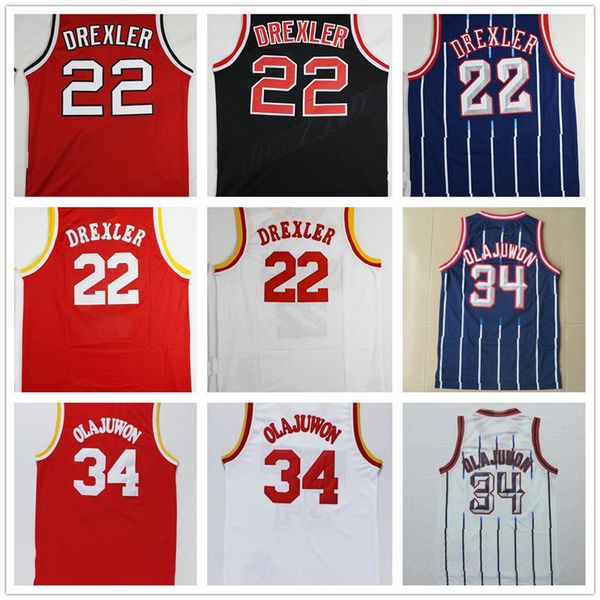 22 clyde drexler jersey black red 34 hakeem olajuwon white blue stripe 3 steve francis basketball jerseys retro throw back
22 clyde drexler jersey black red 34 hakeem olajuwon white blue stripe 3 steve francis basketball jerseys retro throw back