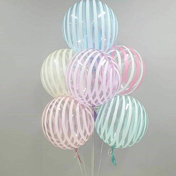 party decoration 2pcs crystal striped bubble balloons 18 inch transparent bobo globos for wedding baby shower happy birthday year
party decoration 2pcs crystal striped bubble balloons 18 inch transparent bobo globos for wedding baby shower happy birthday year