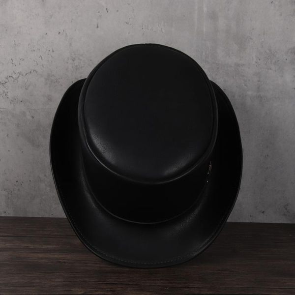 wide brim hats 3size women men leather hat president traditional fedoras magician steampunk cosplay party caps dropshiping13cm, Blue;gray
wide brim hats 3size women men leather hat president traditional fedoras magician steampunk cosplay party caps dropshiping13cm, Blue;gray