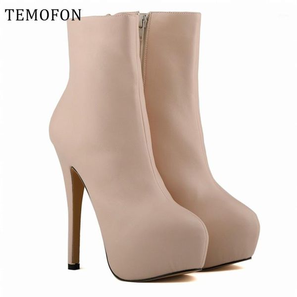boots temofon platform ankle women fashion ladies shoes autumn winter round toe woman booties zipper female hvt14511, Black
boots temofon platform ankle women fashion ladies shoes autumn winter round toe woman booties zipper female hvt14511, Black