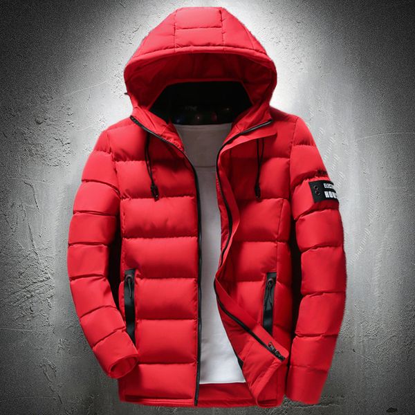 men parkas thin fitting thick coat with hood cotton quilted jacket of men's fashionable winter coats, Black
men parkas thin fitting thick coat with hood cotton quilted jacket of men's fashionable winter coats, Black
