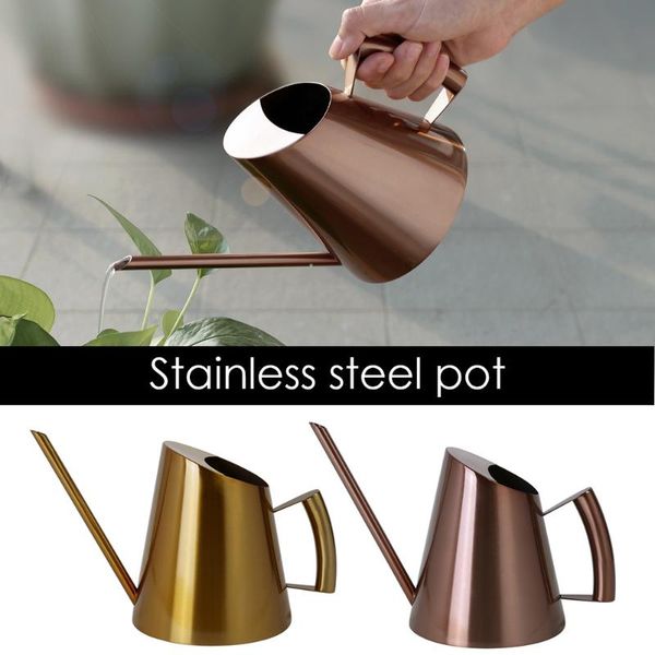 Bronze/gold Two Colors 400/900/1500ml Gardening Watering Kettle With Long Mouth Stainless Steel Shape Watering Can
Bronze/gold Two Colors 400/900/1500ml Gardening Watering Kettle With Long Mouth Stainless Steel Shape Watering Can
