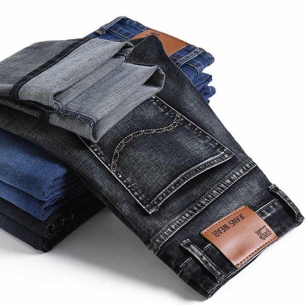2020 spring new men's business jeans fashion regular fit elastic denim trousers male brand pants blue black1
2020 spring new men's business jeans fashion regular fit elastic denim trousers male brand pants blue black1