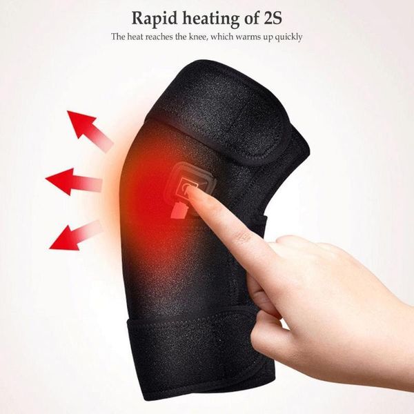 3-speed temperature heated knee pads breathable usb charging electric knee therapy brace thermal heating massager support1, Black;gray
3-speed temperature heated knee pads breathable usb charging electric knee therapy brace thermal heating massager support1, Black;gray