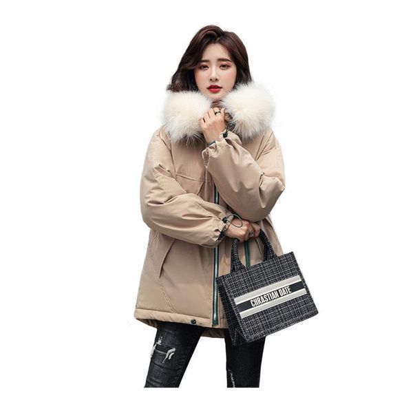 women's long winter big pockets with hood and fur collar windproof down jacket oversized cotton pad coat, Black
women's long winter big pockets with hood and fur collar windproof down jacket oversized cotton pad coat, Black