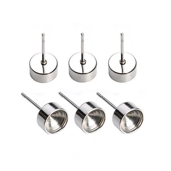 stainless steel ear stud pin diy stud earrings 20pcs/lot 7*15.5mm findings & componen jllvxc, Silver
stainless steel ear stud pin diy stud earrings 20pcs/lot 7*15.5mm findings & componen jllvxc, Silver