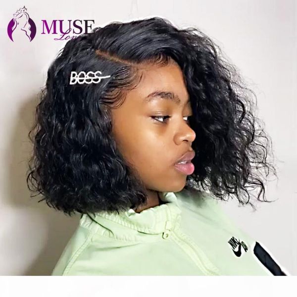 muse love malaysian curly bob wig 13x4 lace frontal wig short water wave bob preplucked lace frontal human hair wigs for women, Black;brown
muse love malaysian curly bob wig 13x4 lace frontal wig short water wave bob preplucked lace frontal human hair wigs for women, Black;brown