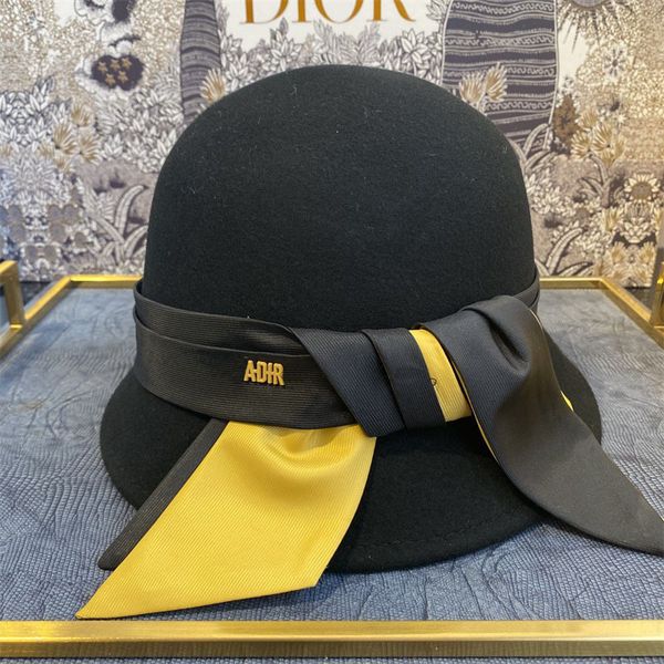 luxury hat d family's same bow tie woolen fashionable and elegant hepburn style french small brim hat girl, Black;white
luxury hat d family's same bow tie woolen fashionable and elegant hepburn style french small brim hat girl, Black;white