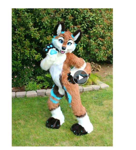 long fur husky dog fox fursuit furry mascot costume suit fancy dress outdoor outfit, Red;yellow
long fur husky dog fox fursuit furry mascot costume suit fancy dress outdoor outfit, Red;yellow