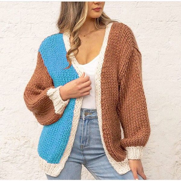 women's cardigan knitted multi color color block basic casual long sleeve loose sweater cardigans open front fall winter spring blue pu, White;black
women's cardigan knitted multi color color block basic casual long sleeve loose sweater cardigans open front fall winter spring blue pu, White;black