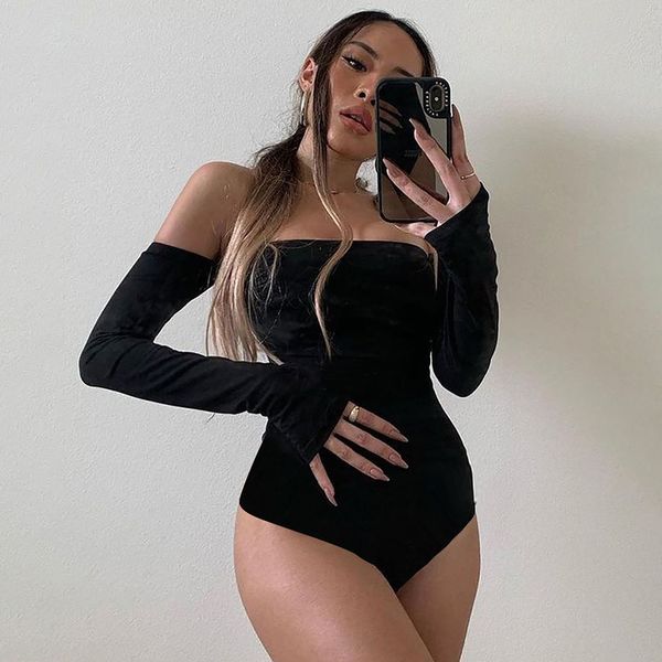 off shoulder basic simple black bodysuits long sleeve bodycon tight one piece women spring fashion 2022 bodysuit, Black;white
off shoulder basic simple black bodysuits long sleeve bodycon tight one piece women spring fashion 2022 bodysuit, Black;white