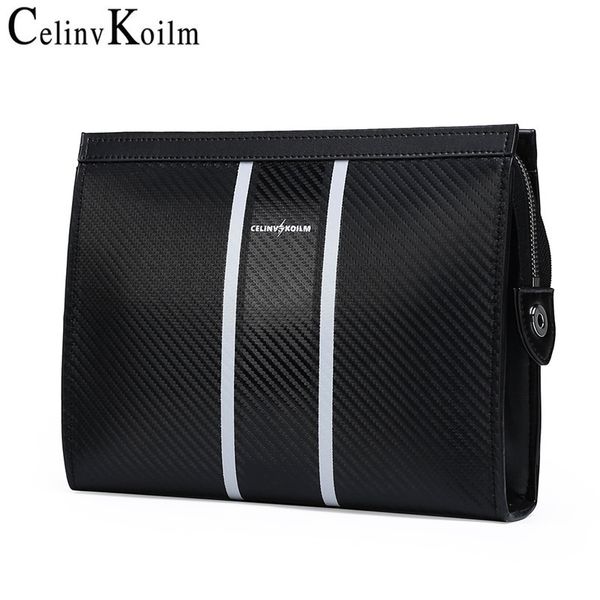 

celinv koilm male clutch bag leather big size handbag men's long wallet brand card holder men business clutch wallets new c1116