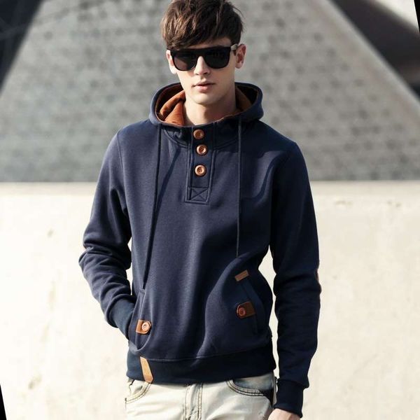 pullover sports trend sweater casual fashion youth hoodie men's, Gray
pullover sports trend sweater casual fashion youth hoodie men's, Gray