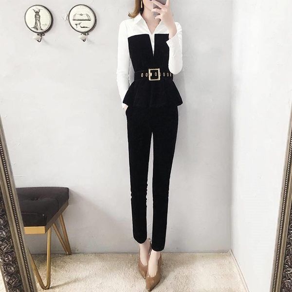 new spring fashion women tracksuit female patchwork and pant 2 two piece set ladies casual slim suits clothing outfits f1871, White
new spring fashion women tracksuit female patchwork and pant 2 two piece set ladies casual slim suits clothing outfits f1871, White