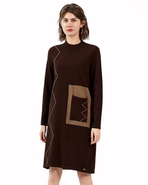 zhili women's 100% cashmere mock neck pullover long sweater knit midi dress1, White;black
zhili women's 100% cashmere mock neck pullover long sweater knit midi dress1, White;black