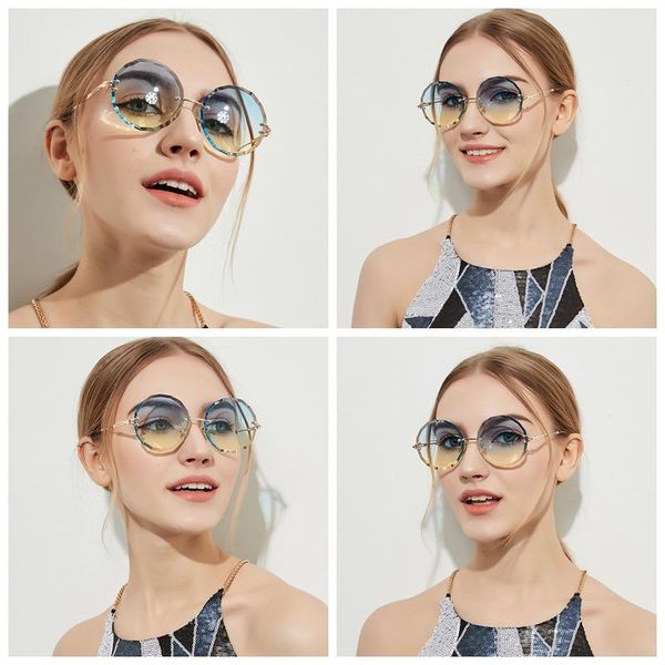 gunes gozlugu retro clear progressive colored lens glasses ac borderless colorful crystal texture round sunglasses, White;black
gunes gozlugu retro clear progressive colored lens glasses ac borderless colorful crystal texture round sunglasses, White;black