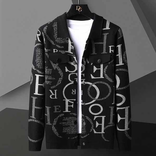 sweater brand cardigan men clothing hombre botones outwear luxury letter printed jacket designer, White;black
sweater brand cardigan men clothing hombre botones outwear luxury letter printed jacket designer, White;black