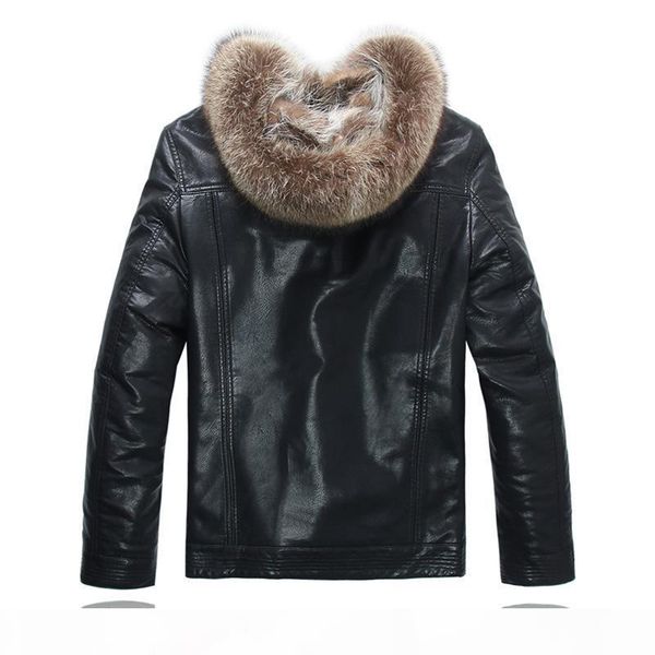 mens black jacket with fur collar winter real fur coats leather jackets shearling outwear overcoat snow plus size clothing
mens black jacket with fur collar winter real fur coats leather jackets shearling outwear overcoat snow plus size clothing