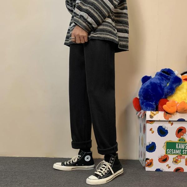 men's pants pr man casual oversize thicken warm 2021 winter korean streetwear straight fashion long, Black
men's pants pr man casual oversize thicken warm 2021 winter korean streetwear straight fashion long, Black
