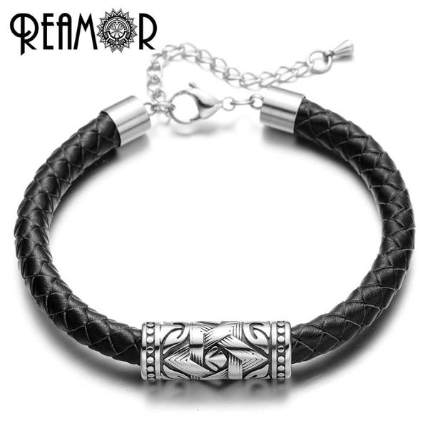 charm bracelets reamor 316l stainless steel david star barrel bead genuine leather with adjustable chains lobster clasp jewelry, Golden;silver
charm bracelets reamor 316l stainless steel david star barrel bead genuine leather with adjustable chains lobster clasp jewelry, Golden;silver