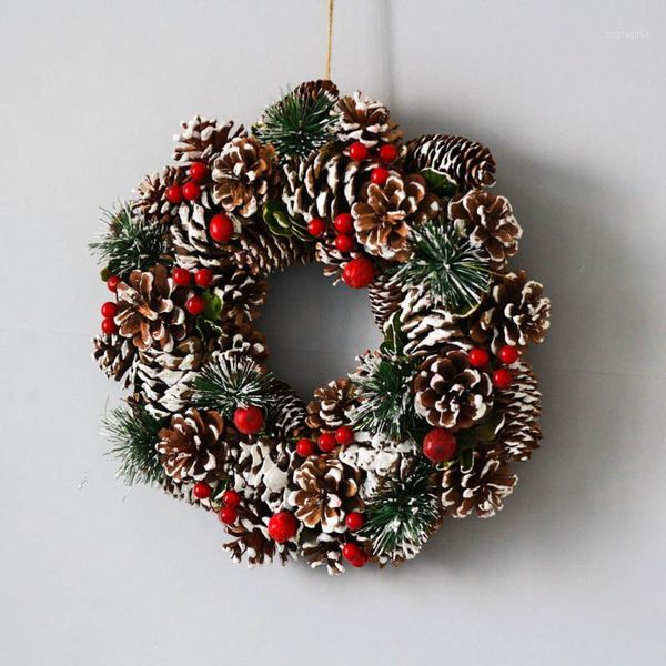 decorative flowers & wreaths natural handmade christmas wreath home decoration door rustic natal festival party garland red berry guirnalda
decorative flowers & wreaths natural handmade christmas wreath home decoration door rustic natal festival party garland red berry guirnalda