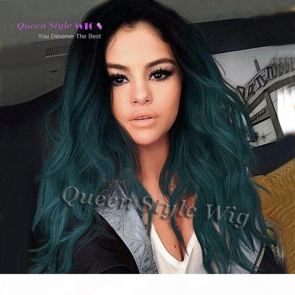 selena gomez dark blue wig two tone black ombre turquoise teal blue green synthetic lace front wig glueless women lace front wig
selena gomez dark blue wig two tone black ombre turquoise teal blue green synthetic lace front wig glueless women lace front wig