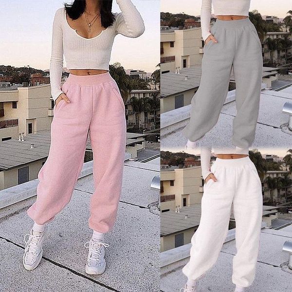 running pants leisure sports plus fleece trousers female jogging home wear casual gym women, Black;blue
running pants leisure sports plus fleece trousers female jogging home wear casual gym women, Black;blue