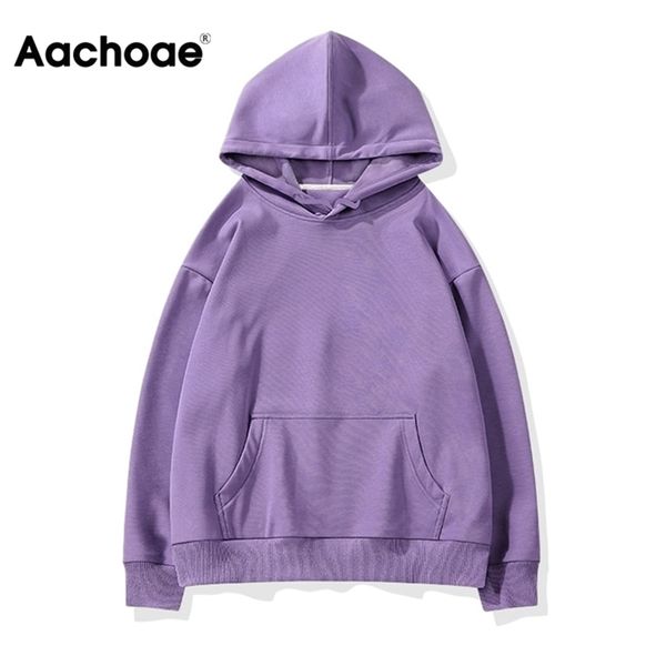 aachoae fleece hooded sweatshirt women autumn winter long sleeve casual hoodies solid color pocket jacket ladies pullovers 201208, Black
aachoae fleece hooded sweatshirt women autumn winter long sleeve casual hoodies solid color pocket jacket ladies pullovers 201208, Black
