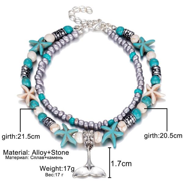 vienkim mermaid anklets for women vintage multi layer bead anklet 2018 fashion vintage foot boho jewelry h wmtmux, Red;blue
vienkim mermaid anklets for women vintage multi layer bead anklet 2018 fashion vintage foot boho jewelry h wmtmux, Red;blue
