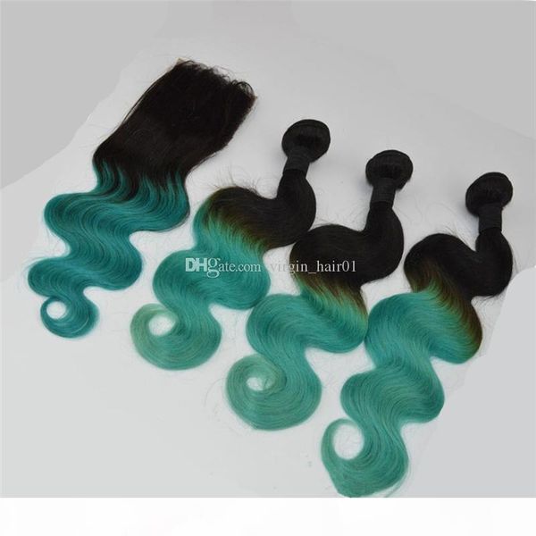 two tone human hair bundles with lace closure 1b green coloed hair extensions cosplay pretty blackish green hair bundles with closure, Black;brown
two tone human hair bundles with lace closure 1b green coloed hair extensions cosplay pretty blackish green hair bundles with closure, Black;brown