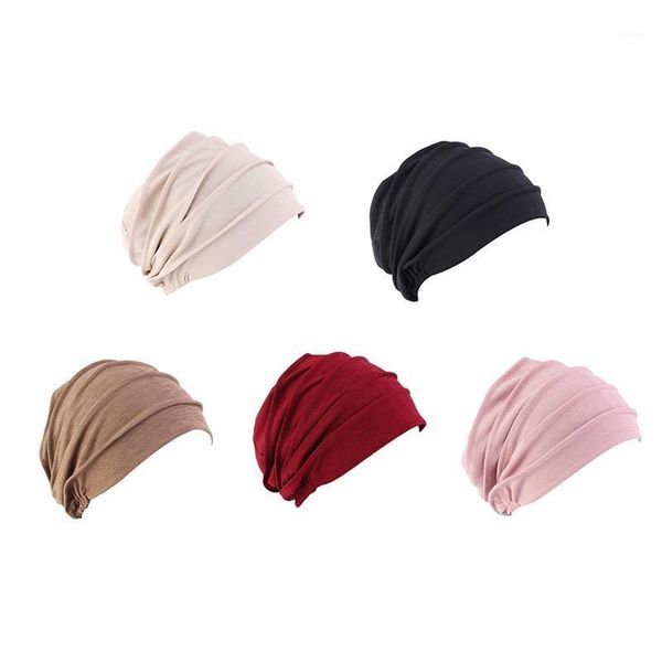 new fashion muslim women turban hats cancer cap pleated wrap head cover hair loss accessories1, Blue;gray
new fashion muslim women turban hats cancer cap pleated wrap head cover hair loss accessories1, Blue;gray
