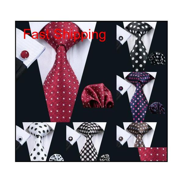 fast shipping silk tie polka dots style set wholesale necktie hanky cufflinks classic silk jacquard woven men's tie qylevh bdefashion, Black;blue
fast shipping silk tie polka dots style set wholesale necktie hanky cufflinks classic silk jacquard woven men's tie qylevh bdefashion, Black;blue