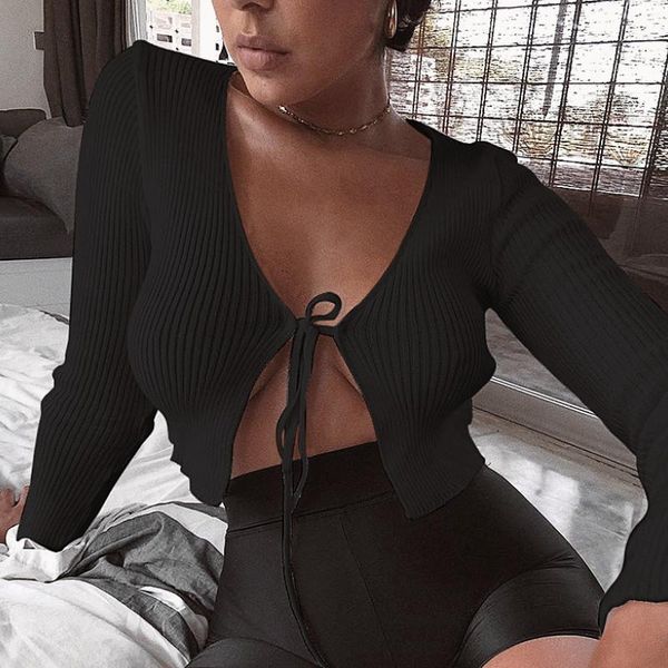 womens knotted tie front bolero shrug long sleeve crop knit sweater cardigan black 2019 autumn mujer warm soft sweater 1, White
womens knotted tie front bolero shrug long sleeve crop knit sweater cardigan black 2019 autumn mujer warm soft sweater 1, White
