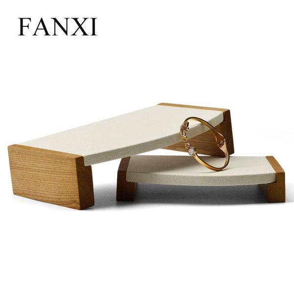 fanxi 2 pieces /set wooden jewellry display stand with microfiber insert for showcase bracelet bangle exhibition earring holder, Pink;blue
fanxi 2 pieces /set wooden jewellry display stand with microfiber insert for showcase bracelet bangle exhibition earring holder, Pink;blue