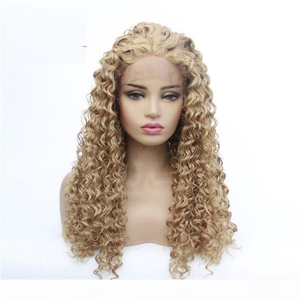 kinky curly synthetic hd transparent lace frontal wig simulation human hair lace front wigs 14~26 inches pelucas 180817-26, Black;brown
kinky curly synthetic hd transparent lace frontal wig simulation human hair lace front wigs 14~26 inches pelucas 180817-26, Black;brown