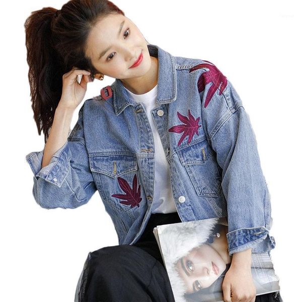 harajuku casual jaqueta jeans feminina curta spring coat 2020 new loose retro leaf print shirt denim jacket girls outwear f4211, Black;brown
harajuku casual jaqueta jeans feminina curta spring coat 2020 new loose retro leaf print shirt denim jacket girls outwear f4211, Black;brown