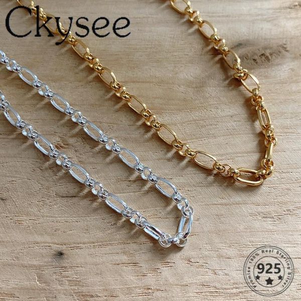chains ckysee s 925 sterling silver necklace golden link chain choker for fashion women girlfriend jewelry gift
chains ckysee s 925 sterling silver necklace golden link chain choker for fashion women girlfriend jewelry gift