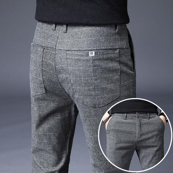 men's stretch stripe casual pants mens four seasons business trousers men's straight harem pants, Black
men's stretch stripe casual pants mens four seasons business trousers men's straight harem pants, Black