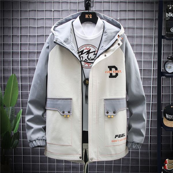 men's 2020 impression with hoodie fashion korea release spring fall popular casual male jacket 50es, Black;brown
men's 2020 impression with hoodie fashion korea release spring fall popular casual male jacket 50es, Black;brown