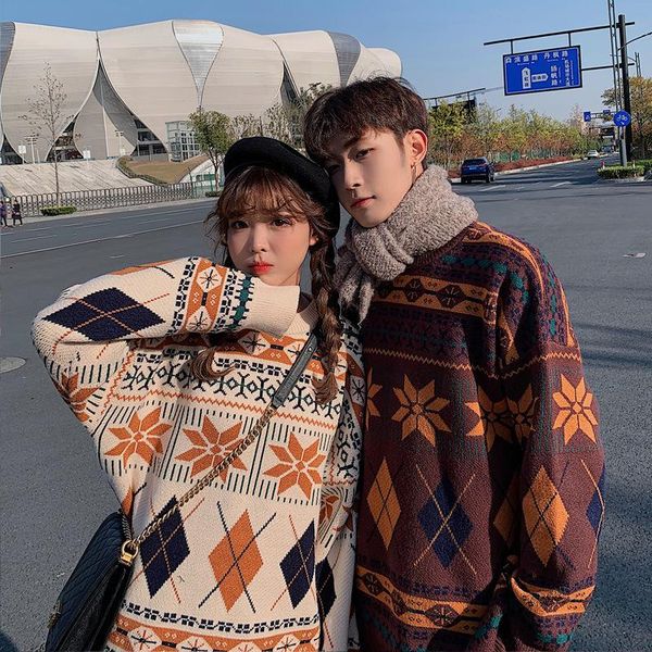 men's sweaters lovers wear autumn and winter all-match in the same color japanese retro outer sweater korean loose men, White;black
men's sweaters lovers wear autumn and winter all-match in the same color japanese retro outer sweater korean loose men, White;black