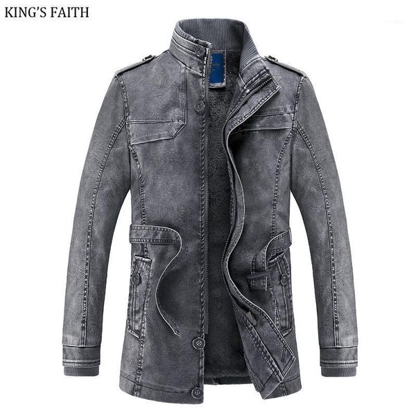 king's faith winter thick wool liner motorcycle leather jackets men casual faux leather warm long coat 2021 new fashion w129331, Black
king's faith winter thick wool liner motorcycle leather jackets men casual faux leather warm long coat 2021 new fashion w129331, Black