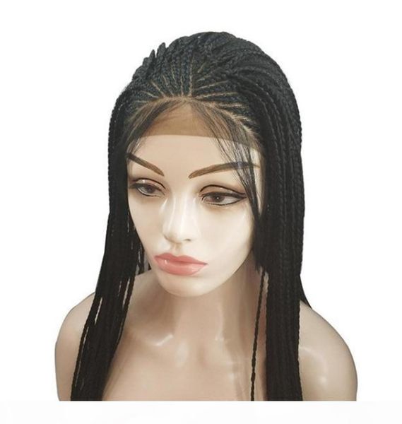 high-end perruque box braids wig handtied cornorw braids wig for black women synthetic lace front braiding hair wig natural hairline
high-end perruque box braids wig handtied cornorw braids wig for black women synthetic lace front braiding hair wig natural hairline
