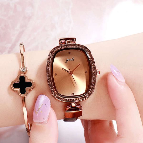women's round personalized creative gedi temperament female new student casual versatile watch 7ndo, Slivery;brown
women's round personalized creative gedi temperament female new student casual versatile watch 7ndo, Slivery;brown
