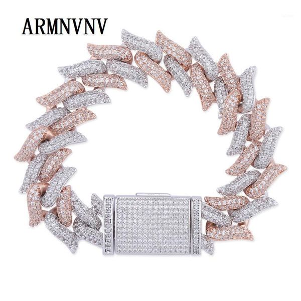 armnvnv miami lock clasp thorns heavy cuban bracelet link iced out 3a cubic zircon bling hip hop men jewelry gift1, Black
armnvnv miami lock clasp thorns heavy cuban bracelet link iced out 3a cubic zircon bling hip hop men jewelry gift1, Black