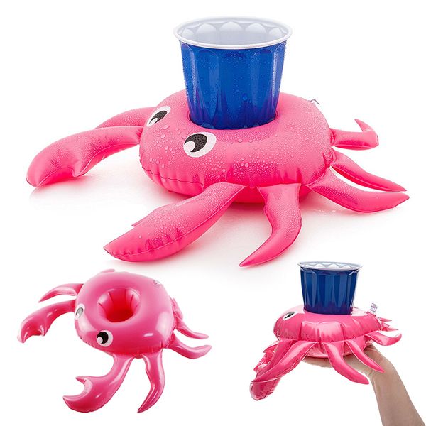 swimming inflatable crab floating drink cup float kids toy pool bath beach drink can cup holder pvc summer beach party fun party q1217
swimming inflatable crab floating drink cup float kids toy pool bath beach drink can cup holder pvc summer beach party fun party q1217