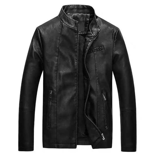 2020 men leather jackets men's slim fit stand collar autumn spring leather jacket, Black
2020 men leather jackets men's slim fit stand collar autumn spring leather jacket, Black